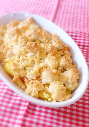 秋の味覚❁柿とりんごのクランブル-レシピのメイン写真