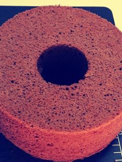 (覚書)ココアシフォンケーキ-レシピのメイン写真