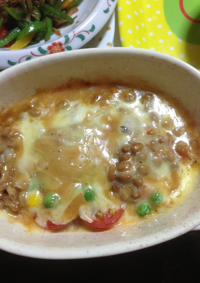 野菜と納豆のグラタン風-レシピのメイン写真