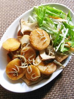 焼き長芋とエリンギのジャコサラダ-レシピのメイン写真