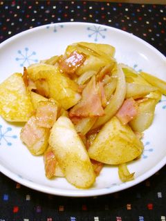 山芋のベーコン炒め -レシピのメイン写真