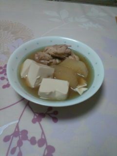 豆腐と大根の鶏肉煮-レシピのメイン写真