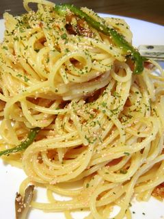 タラコと梅の和風パスタ-レシピのメイン写真