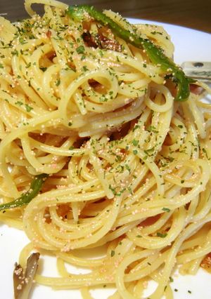 タラコと梅の和風パスタ-レシピのメイン写真