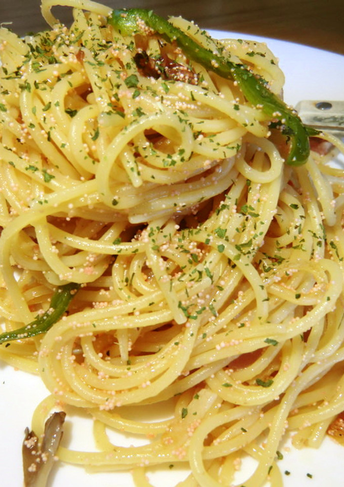 タラコと梅の和風パスタ-レシピのメイン写真