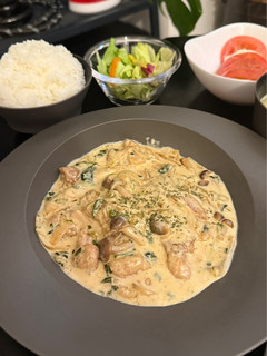 チキンのクリーム煮-レシピのメイン写真