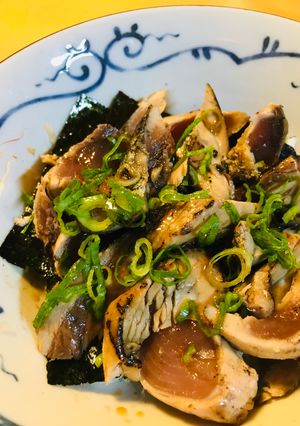 市販パック●カツオのたたき・切り落とし丼-レシピのメイン写真
