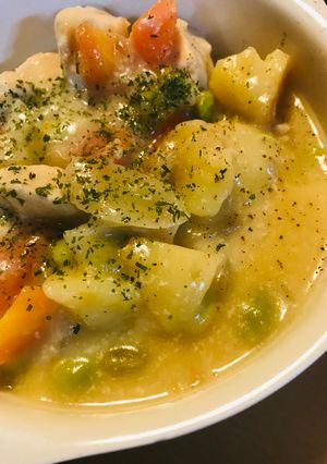市販ルーで●枝豆のチキンシチュー-レシピのメイン写真