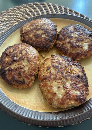 おかんレシピ𓀤𓀣基本𓀢𓀤ハンバーグ-レシピのメイン写真