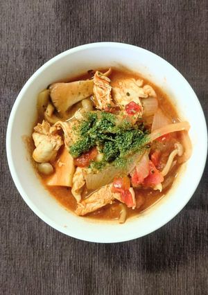 鶏ささみと エリンギ 玉ねぎの トマト煮込み✿-レシピのメイン写真