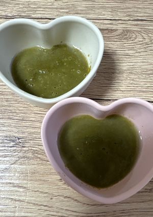 【離乳食中期〜】小松菜のポタージュ-レシピのメイン写真