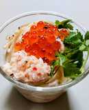 雛祭りランチ！カニいくらクリチのパスタ