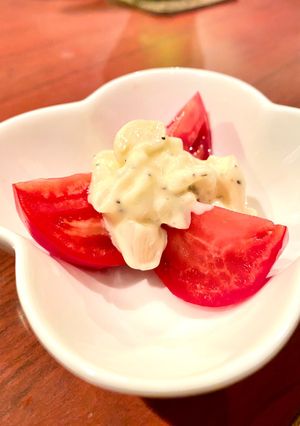 らっきょうタルタルの冷やしトマト-レシピのメイン写真