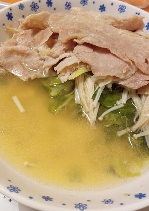 レンジで簡単！野菜たっぷり豚肉蒸し料理-レシピのメイン写真