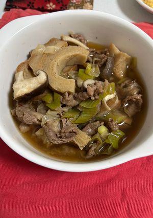 車麩と牛肉の煮物-レシピのメイン写真