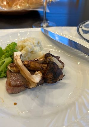 簡単^ ^ステーキに松茸-レシピのメイン写真