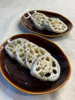 わさびふりかけで!蓮根のわさびバター-レシピのメイン写真