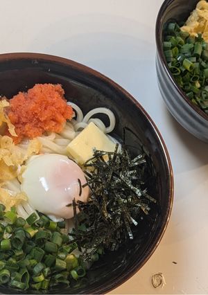 圧力鍋でムチムチ麺の明太バター釜揚げ-レシピのメイン写真
