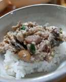 ごはんのお供に❜　さば缶と納豆の白和え