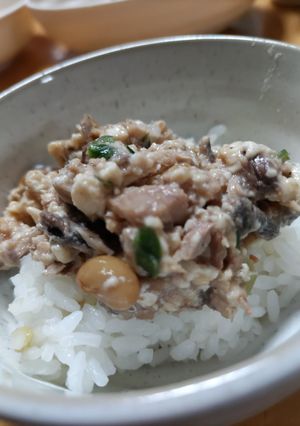 ごはんのお供に❜　さば缶と納豆の白和え-レシピのメイン写真