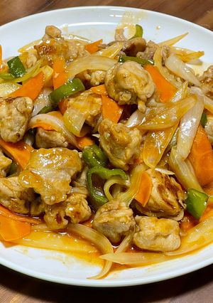 簡単節約豪華！豚こま肉の酢豚-レシピのメイン写真