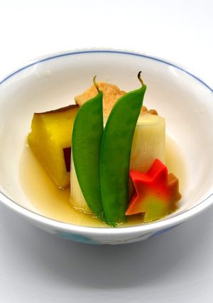 かるしお®厚揚げとさつまいも長ねぎの煮物-レシピのメイン写真