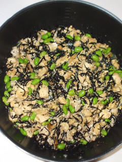 炒り豆腐♪咳痰にひじき簡単レシピ-レシピのメイン写真