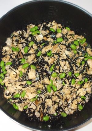 炒り豆腐♪咳痰にひじき簡単レシピ-レシピのメイン写真