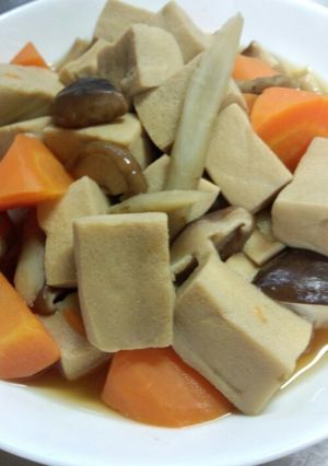 ☆ゴロッと高野豆腐の煮物☆-レシピのメイン写真
