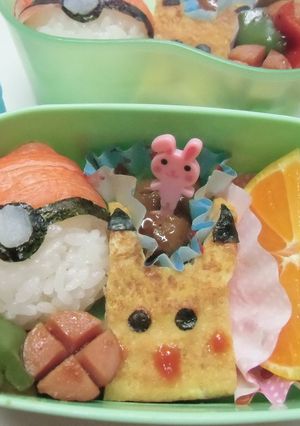 卵焼きdeピカチュウ♪-レシピのメイン写真