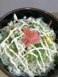 ズボラネギ天冷やし中華-レシピのメイン写真