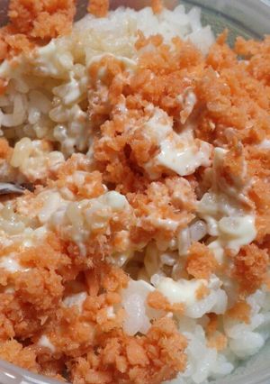 ズボラ飯！鮭フレークマヨごはん-レシピのメイン写真