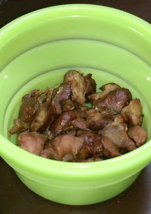 犬おやつ! 砂肝ジャーキー-レシピのメイン写真