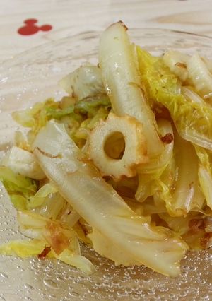 すぐ出来る♪白菜とちくわのお浸し-レシピのメイン写真