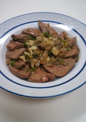 豚レバーネギ塩風味-レシピのメイン写真