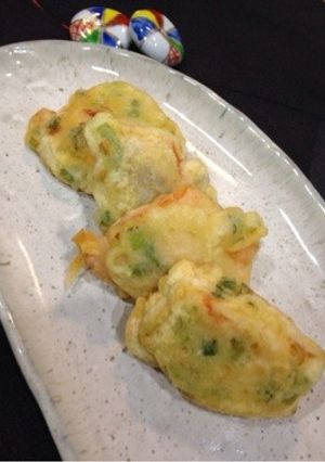＊鮭のネギころも天ぷら＊-レシピのメイン写真