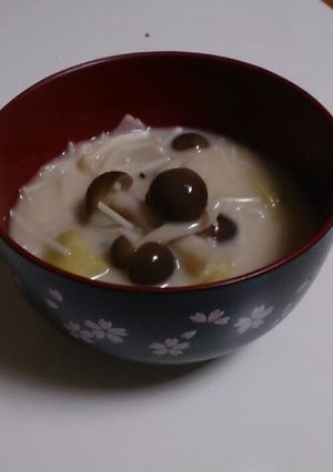 さつまいもとキノコの簡単チーズスープ☆-レシピのメイン写真