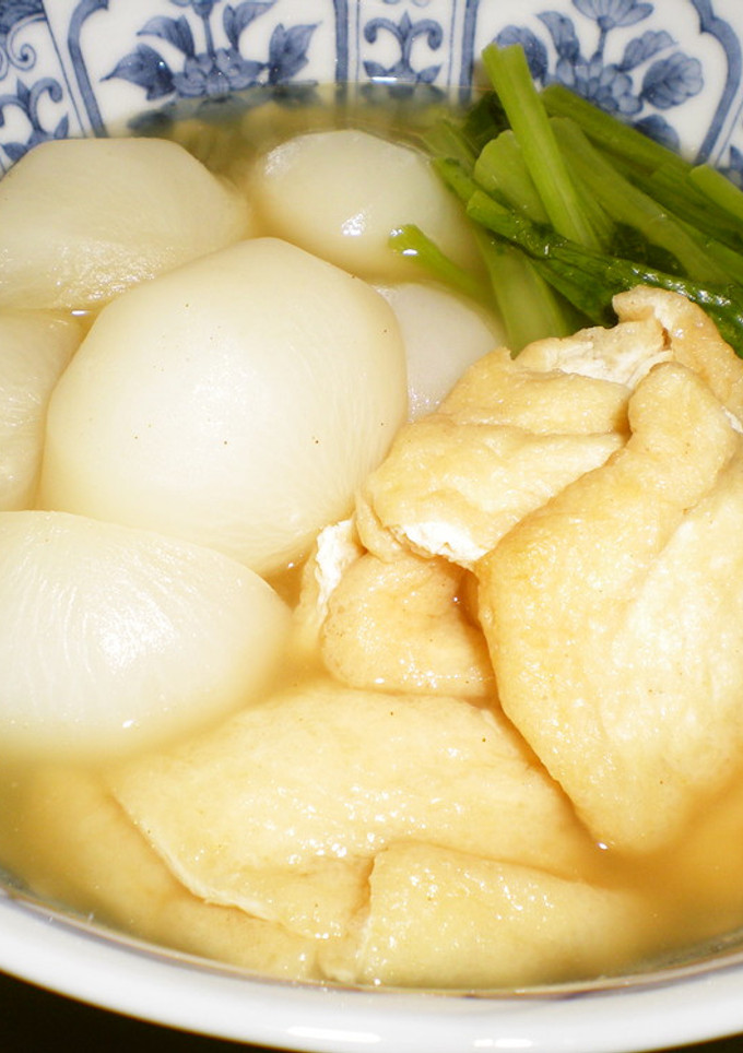 かぶと油揚げの煮物-レシピのメイン写真