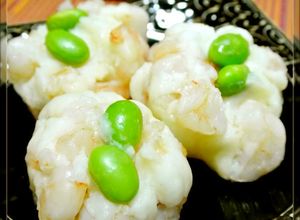 海老とはんぺんのレンジ蒸し♡お弁当にも-レシピのメイン写真