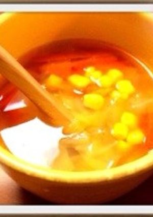ポカポカあったか中華スープ☆-レシピのメイン写真