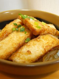 厚揚げのくわ焼き風丼-レシピのメイン写真