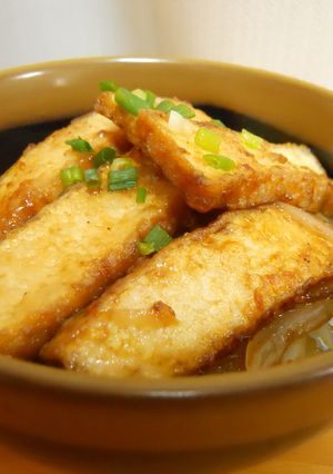厚揚げのくわ焼き風丼-レシピのメイン写真