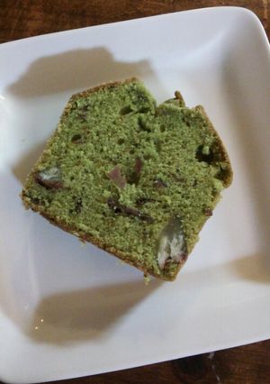 栗の渋皮煮入り★抹茶のパウンドケーキ-レシピのメイン写真