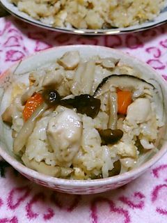鶏肉の炊き込みご飯-レシピのメイン写真