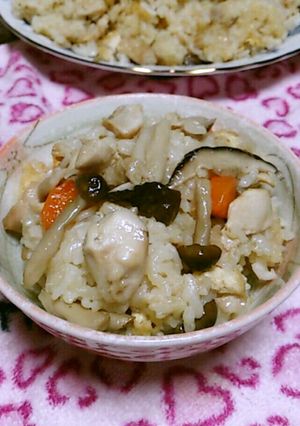 鶏肉の炊き込みご飯-レシピのメイン写真
