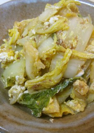 白菜の卵とじ-レシピのメイン写真