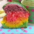 crazy!アメリカンレインボーケーキ