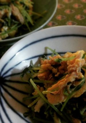 栄養たっぷり　豆苗と豆腐のチャンプルー-レシピのメイン写真
