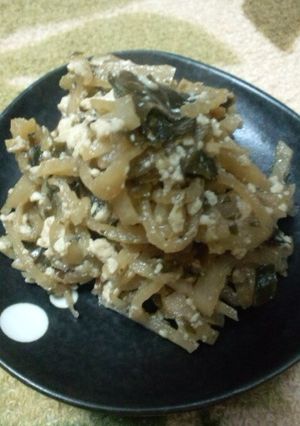 ☆大根の豆腐炒め☆-レシピのメイン写真