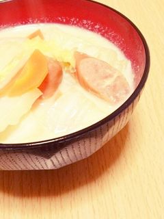 ヘルシー豆乳鍋であったか簡単♪豆乳汁~-レシピのメイン写真